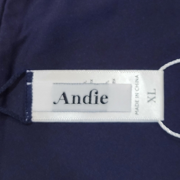 Andie swim‎ Navy The Cheeky Bikini Bottom Size XL NWT - Picture 6 of 9